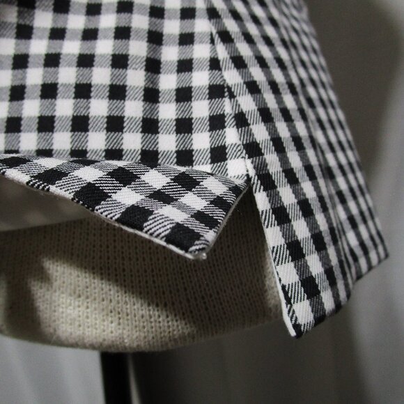 White House Black Market Black and White Gingham Strapless Bustier Corset Top - Picture 4 of 11